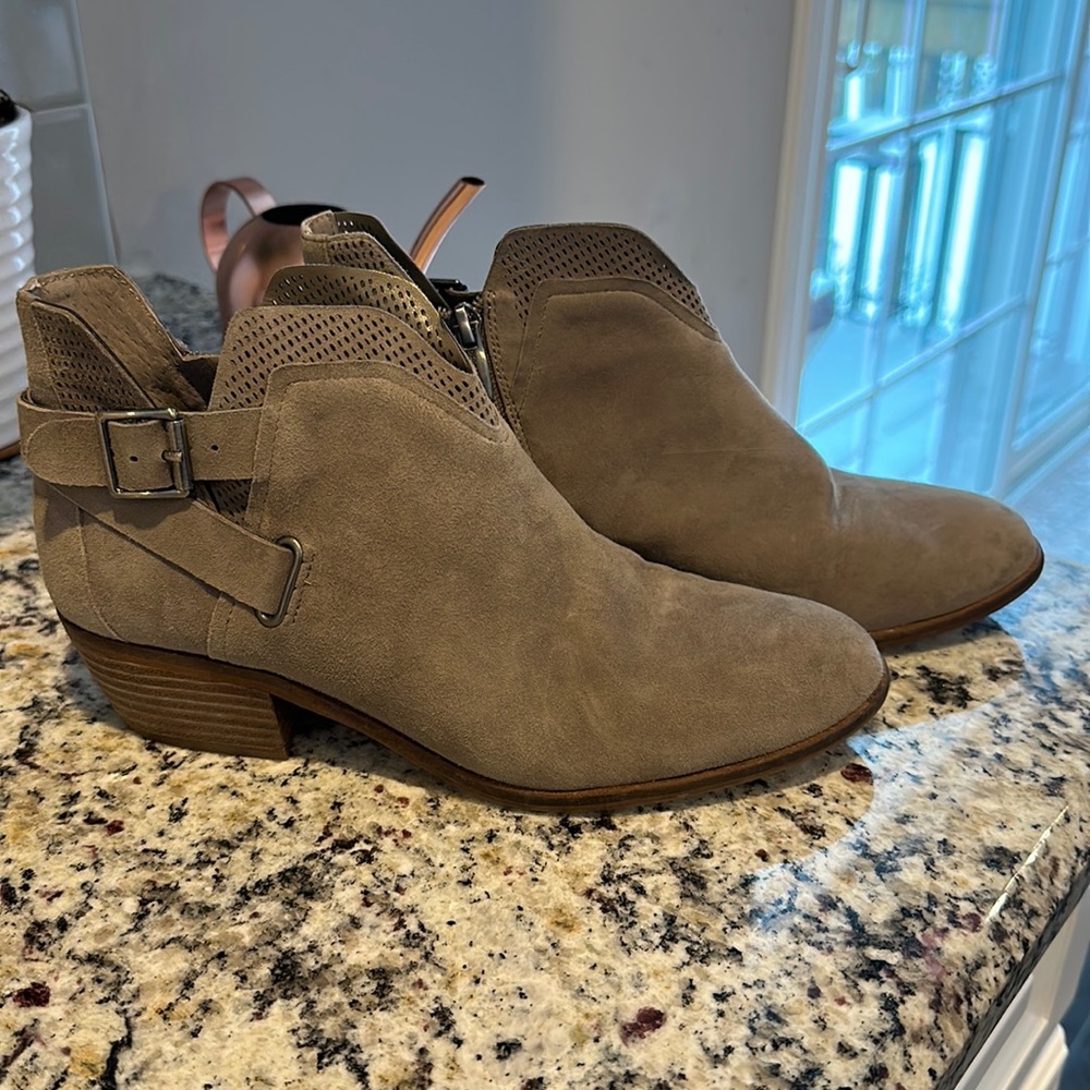 Vince Camuto Panthea Suede Ankle Bootie